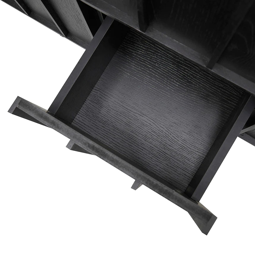 Elegant Accent Side Table 120cms - Black