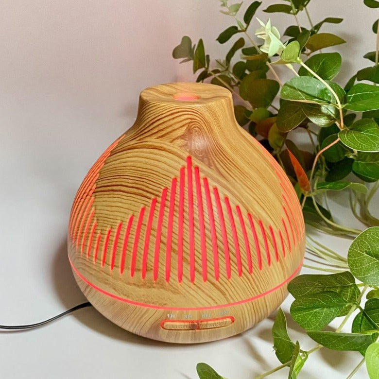 Elegant Aroma Diffuser Wood Grain - Available in 2 Colors
