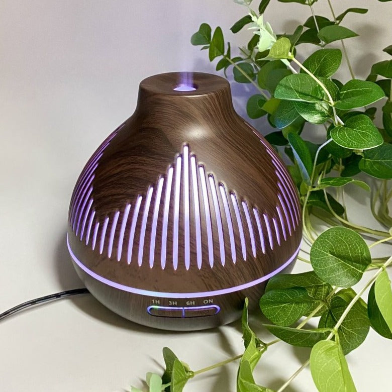 Elegant Aroma Diffuser Wood Grain - Available in 2 Colors