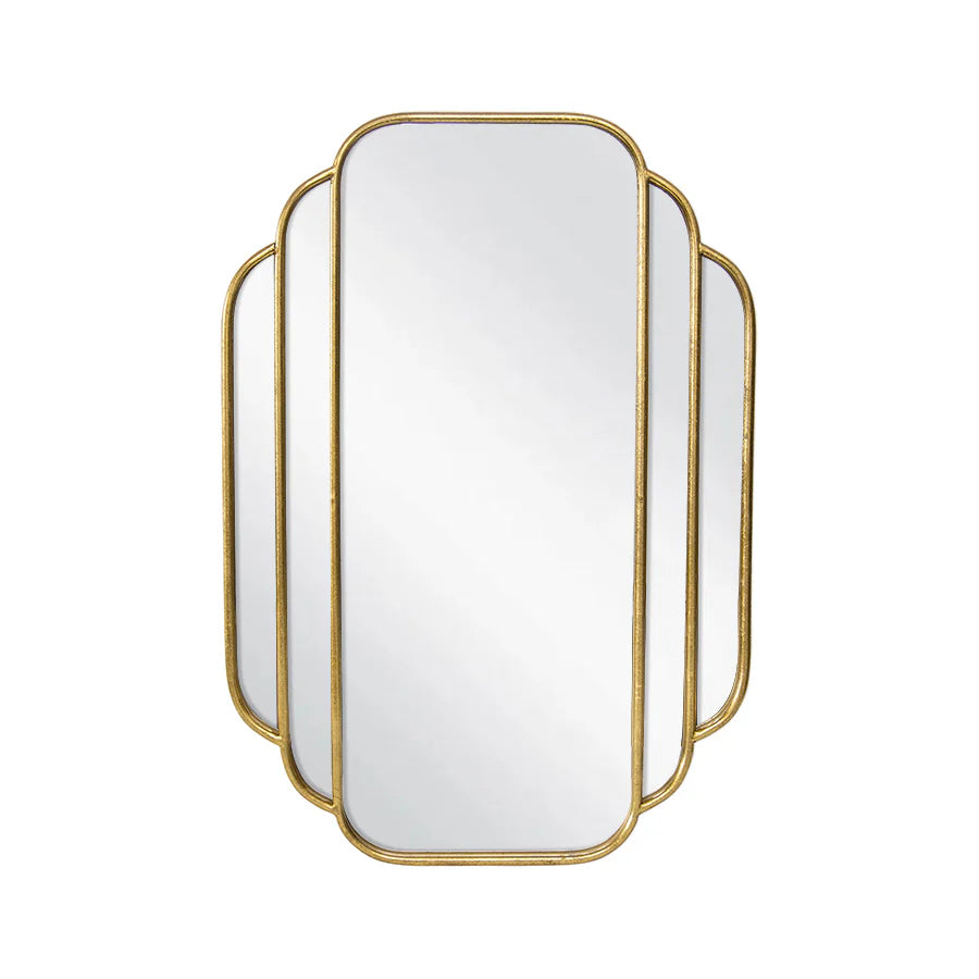 Elegant Aura Art-Deco Fan Mirror 90cms