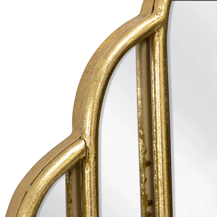 Elegant Aura Art-Deco Fan Mirror 90cms