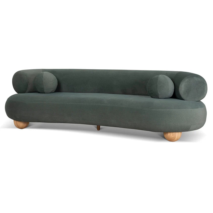 Elegant Designer 3-Seater Sofa - Green