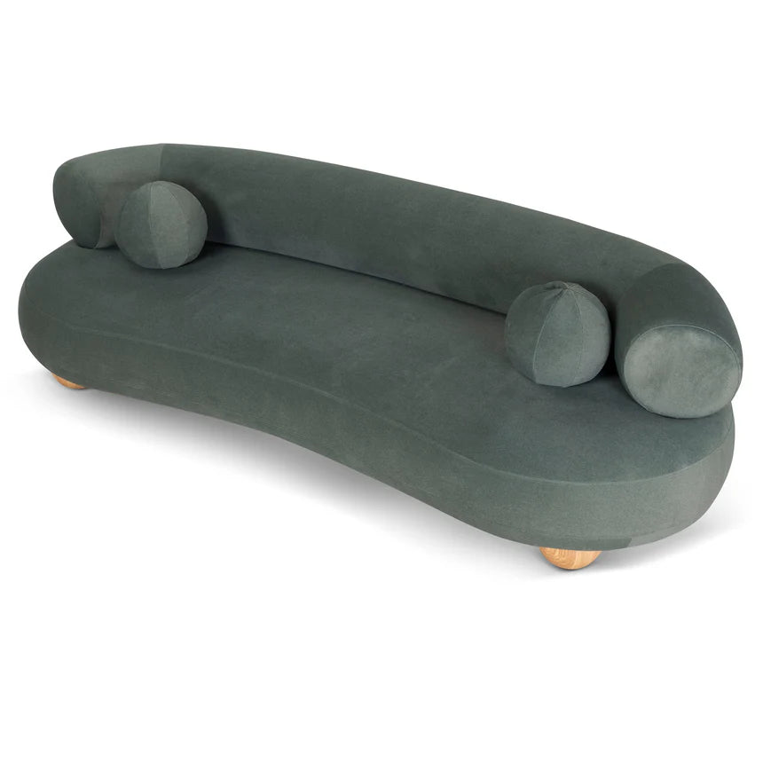 Elegant Designer 3-Seater Sofa - Green