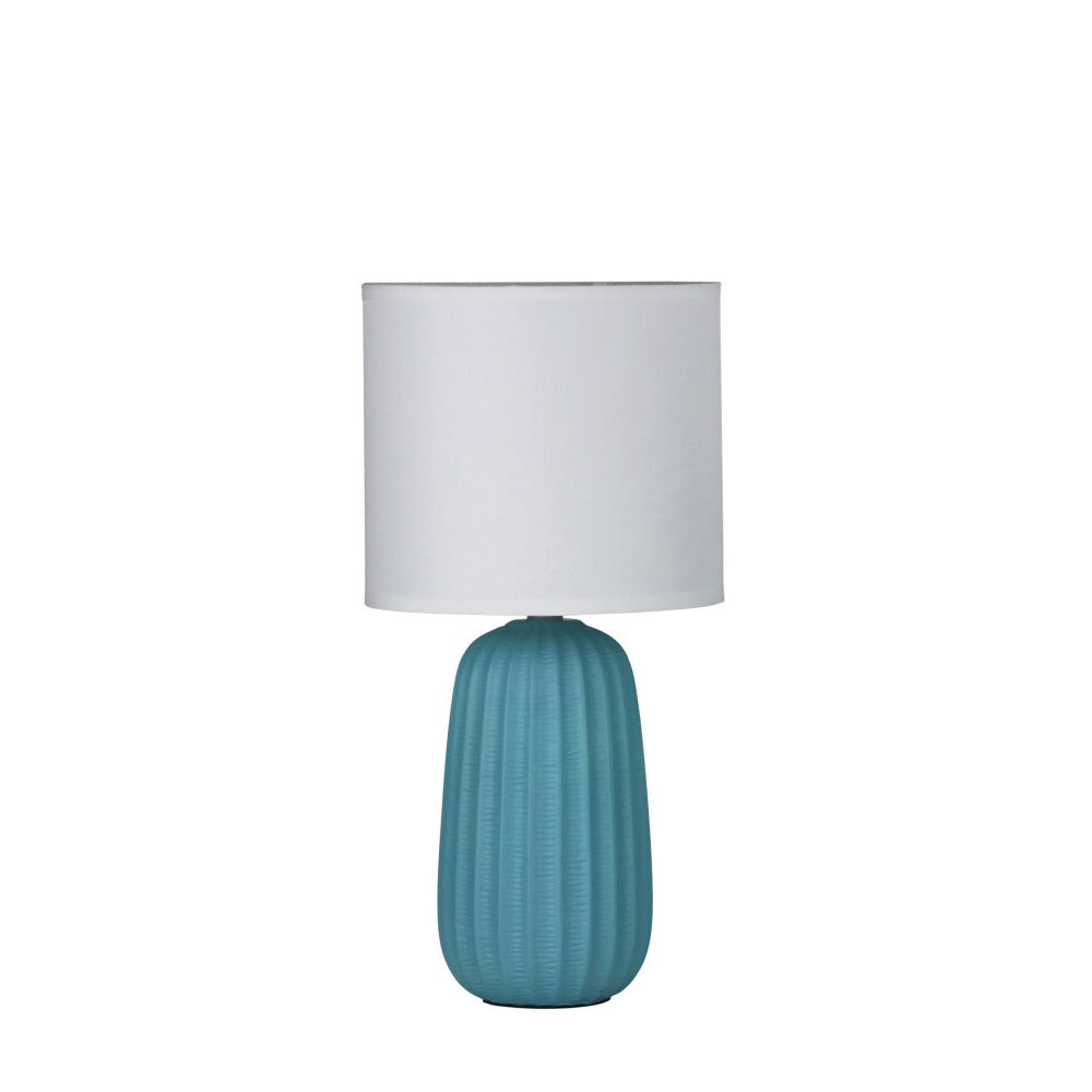 Elegant Glazed Ceramic Table Lamp 38cms (Available in 4 Colors)