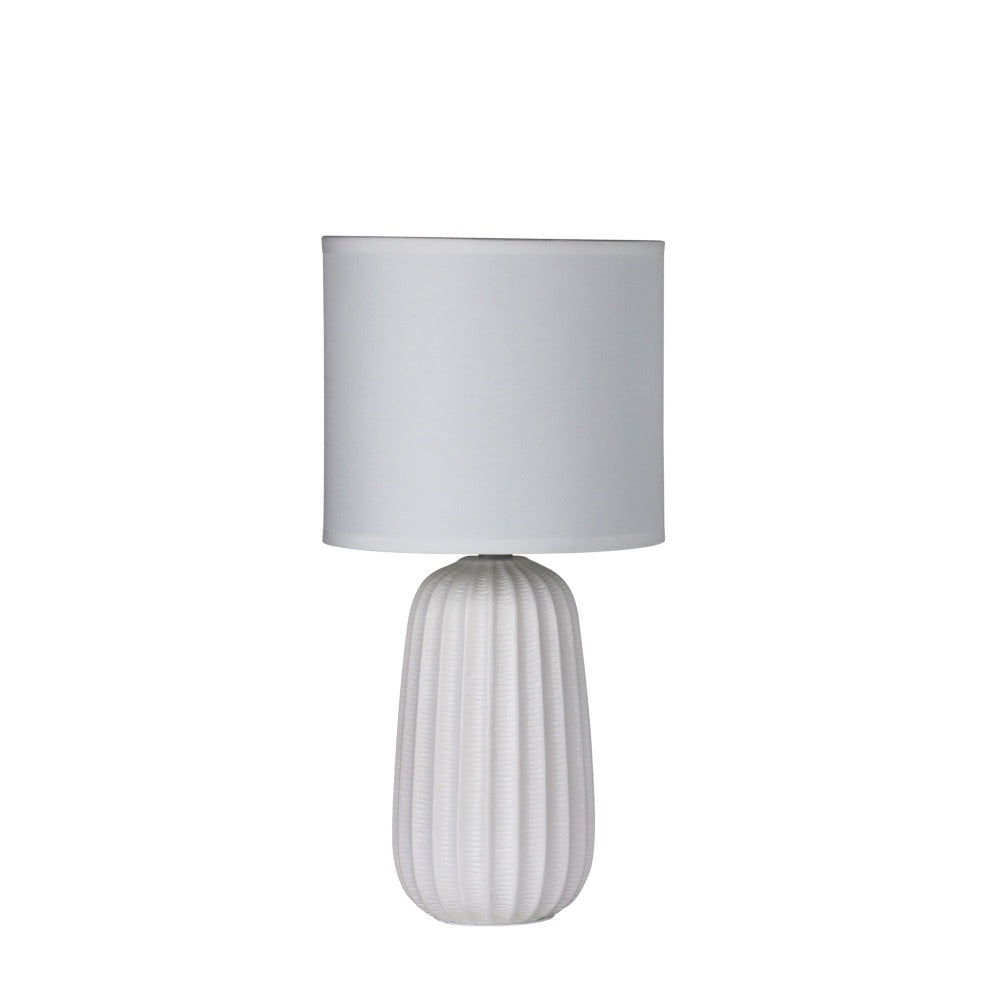 Elegant Glazed Ceramic Table Lamp 38cms (Available in 4 Colors)