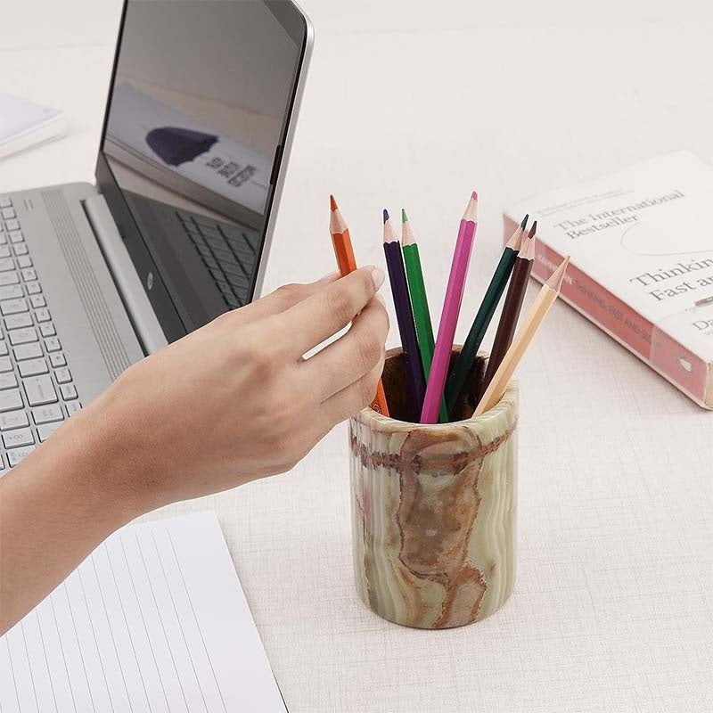 Elegant Handmade Marble Stationery Holder (Available in 4 Colors)