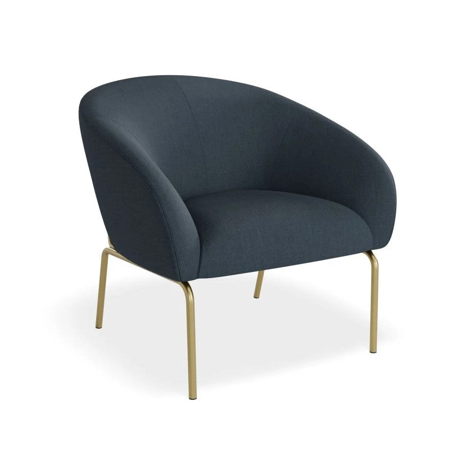 Elegant Lounge Blue Single Seater Sofa (Available in 2 Frame Colors)