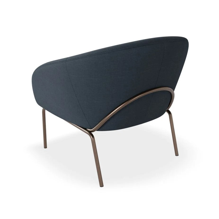 Elegant Lounge Blue Single Seater Sofa (Available in 2 Frame Colors)