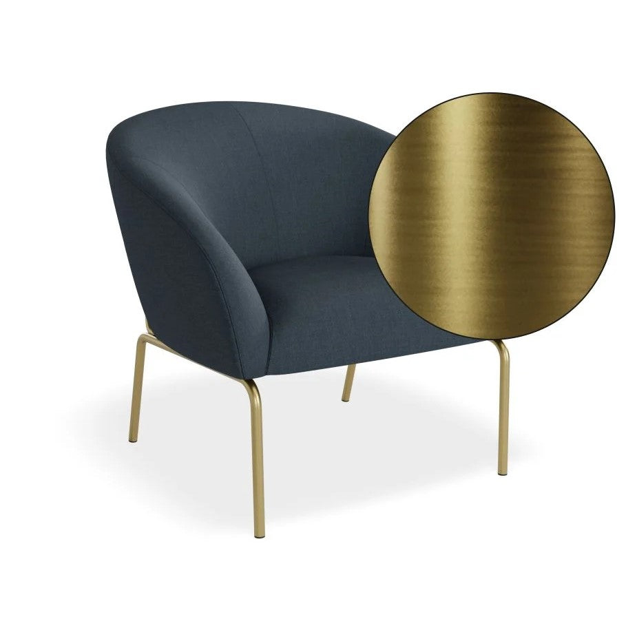 Elegant Lounge Blue Single Seater Sofa (Available in 2 Frame Colors)