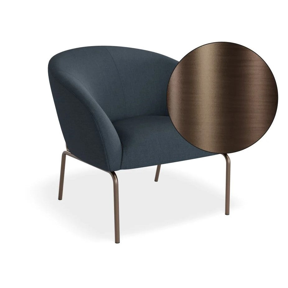 Elegant Lounge Blue Single Seater Sofa (Available in 2 Frame Colors)