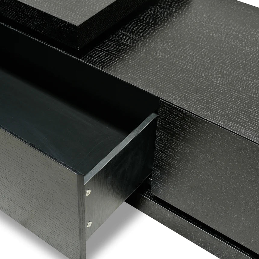 Elegant Lowline TV Unit 307cms - Black