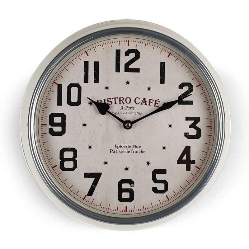 Elegant Metal Frame Wall Clock 31cms