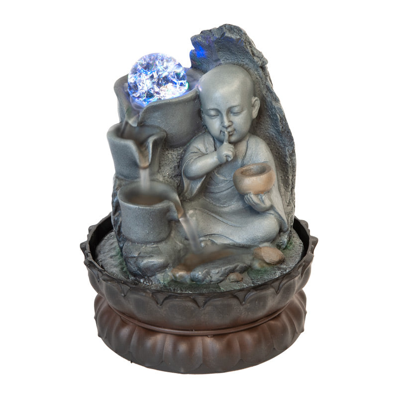 Elegant Monk Drift Water Fountain