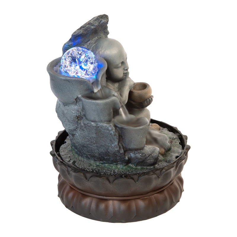 Elegant Monk Drift Water Fountain