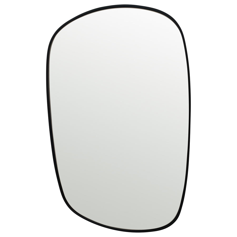 Elegant Noir Style Black Wall Mirror 76cms