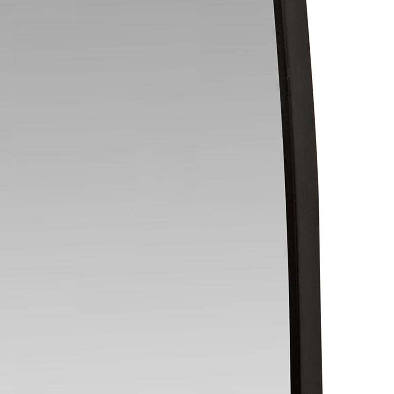 Elegant Noir Style Black Wall Mirror 76cms