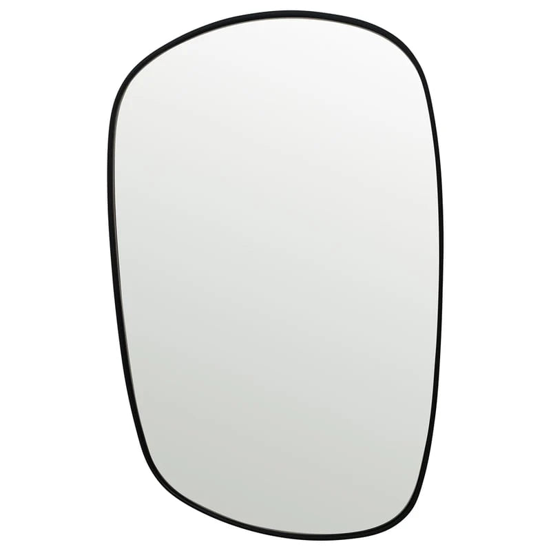 Elegant Noir Style Black Wall Mirror 76cms