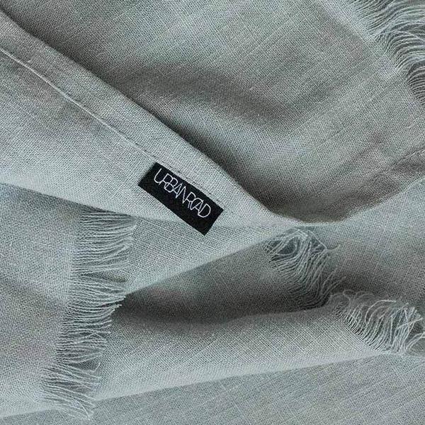 Elegant Oakley Linen Throw - Sky Blue - 130x230cms