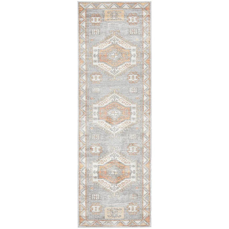 Elegant Round Mayfair Caitlen Grey Runner - 500 x 80cms