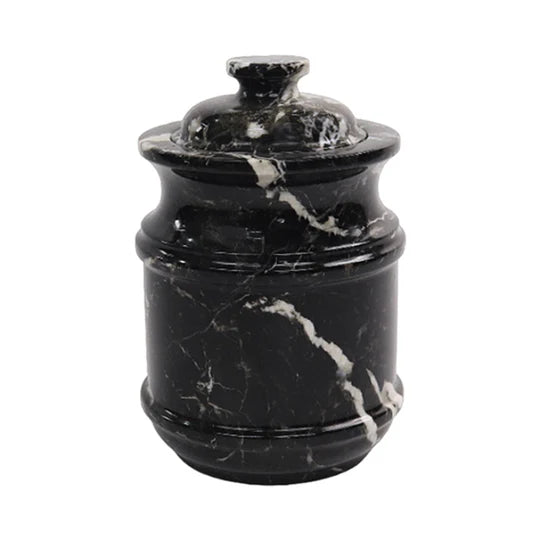 Elegant Silhouette Ornate Classic Urn - Black