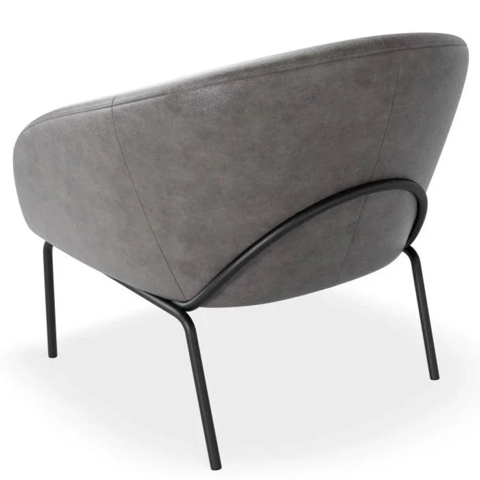 Elegant Single Seater Sofa with Matt Black Legs (Available in 4 Colors)