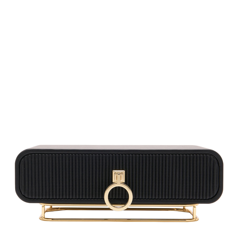 Elegant Storage Camille Black Jewellery Box