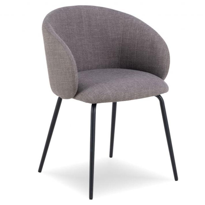 Elegant Comfort Black Legs Henley Dining Chair (Available in 4 Colors)