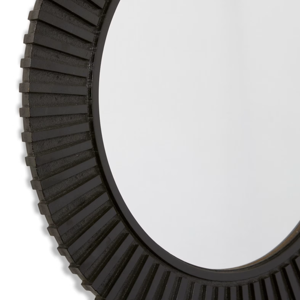 Black Elegant & Timeless Wall Mirror 60cms