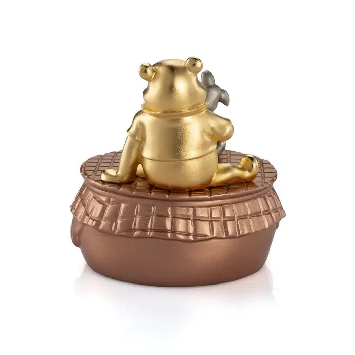 Enchanting Limited Edition Gilt Winnie the Pooh Pewter Music Carousel