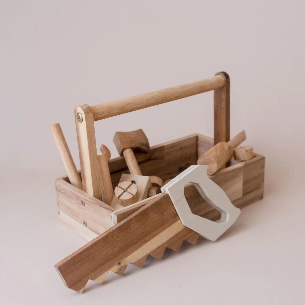 Engaging Construction Wooden Tool Set