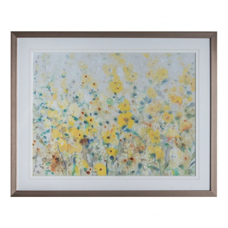 Ephemeral Blossoms Stylish Framed Floral Art