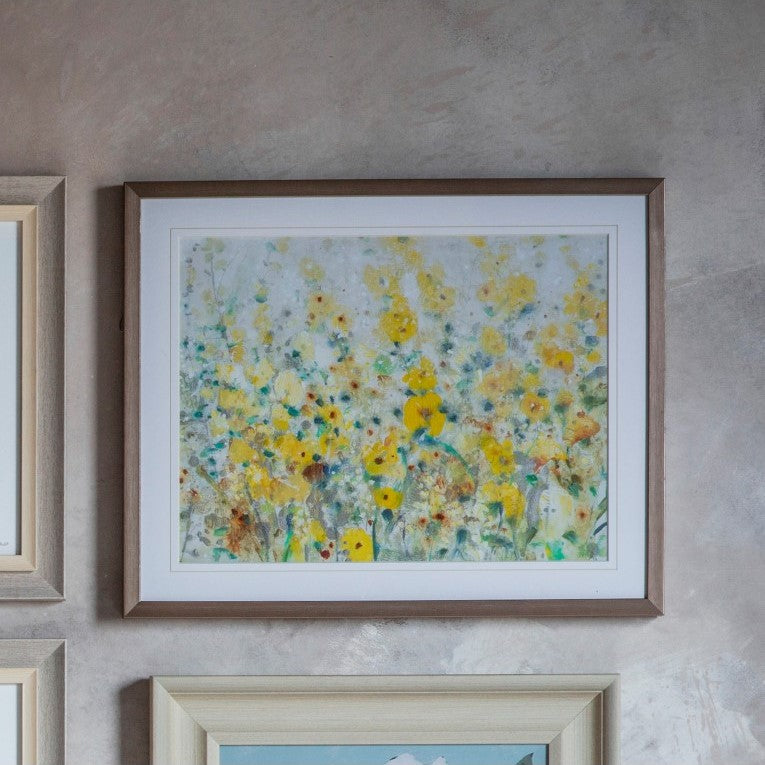 Ephemeral Blossoms Stylish Framed Floral Art