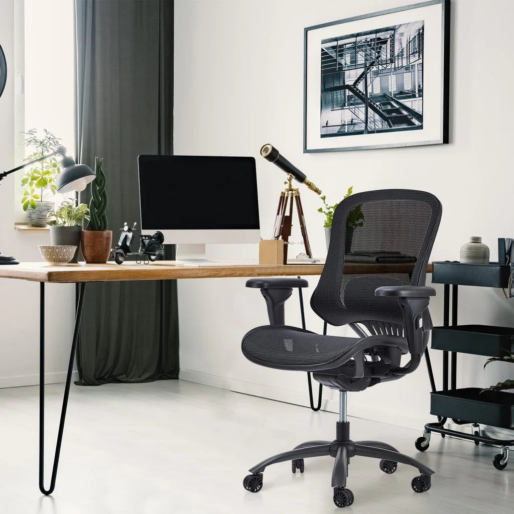 Ergonomic Executive Chair with Versatile 2D Armrests