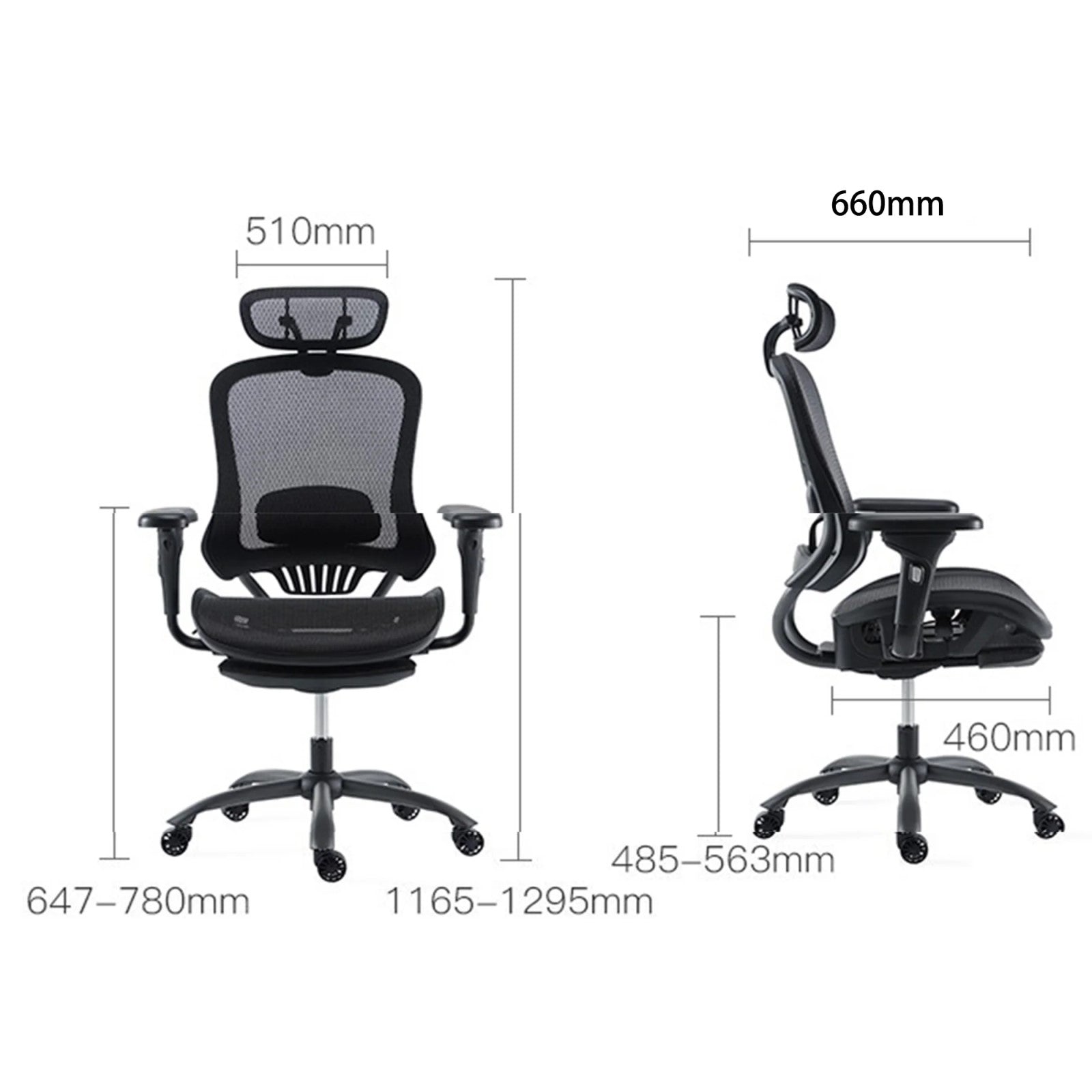 Ergonomic Executive Chair with Versatile 2D Armrests