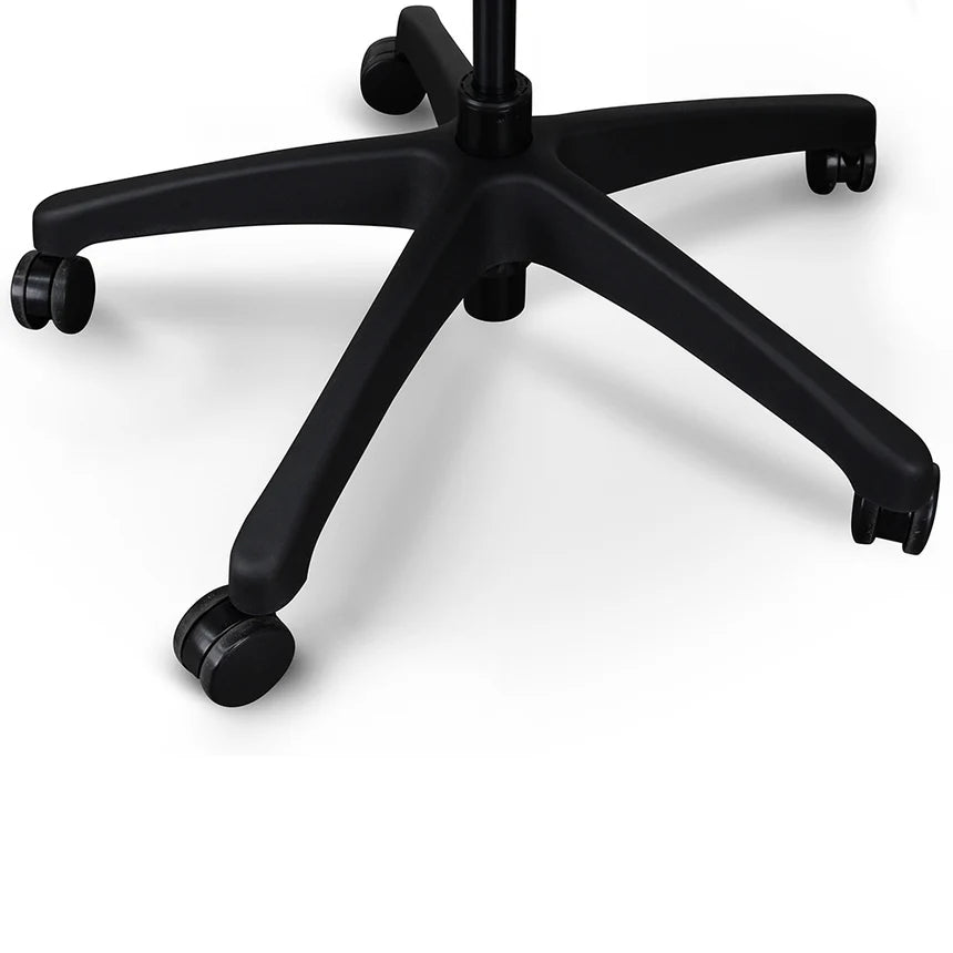 Ergonomic Leather Office Chair - Black