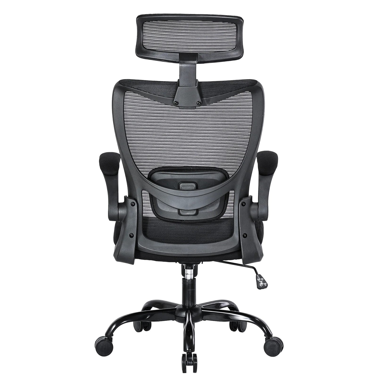 Ergonomic Task Chair with Flipped Armrests (Available in 2 Colors)