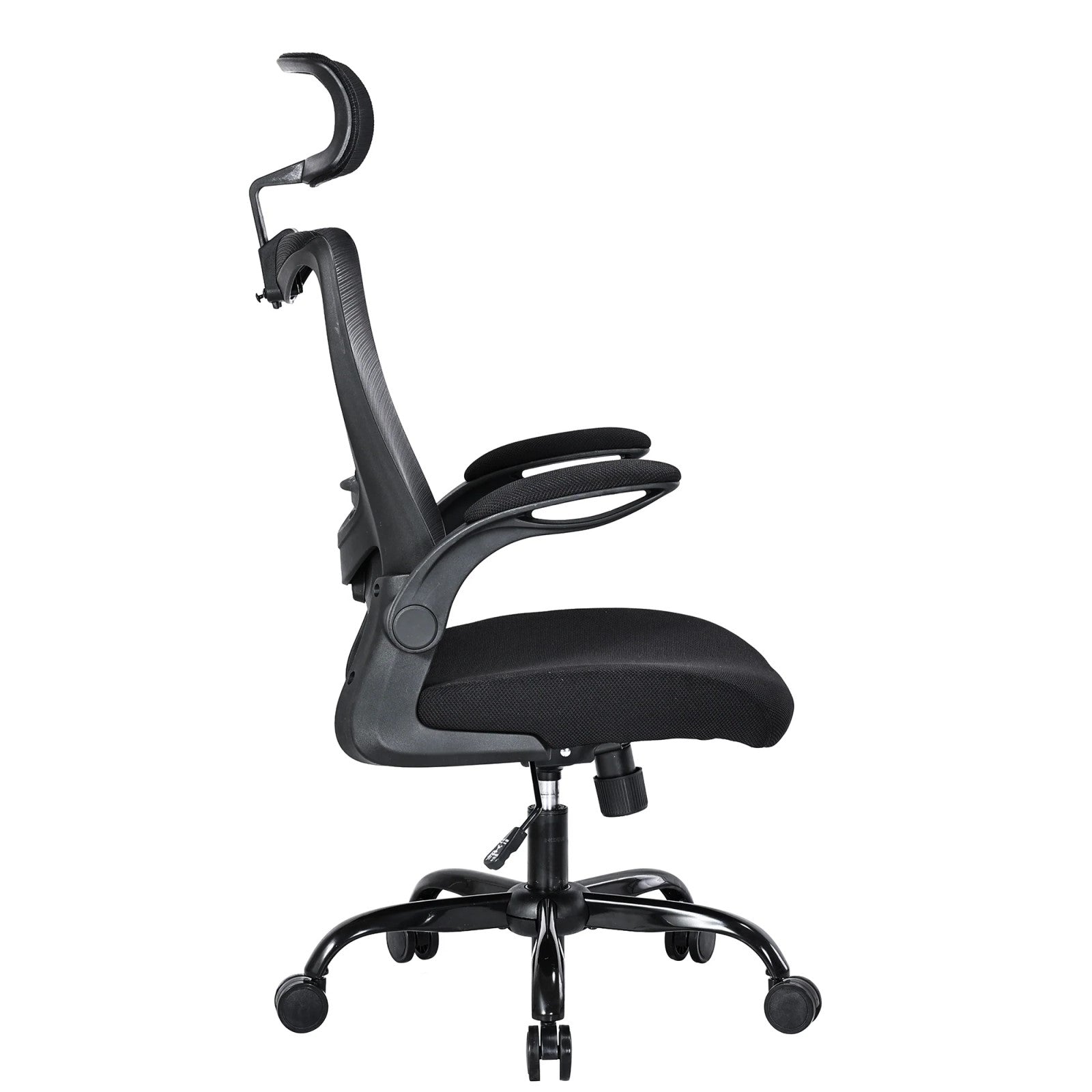 Ergonomic Task Chair with Flipped Armrests (Available in 2 Colors)