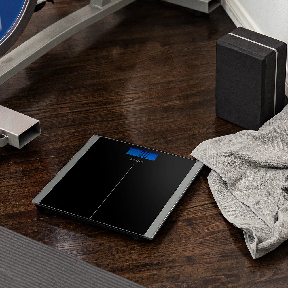 Etekcity Digital Body Weight Bathroom Scale + Blood Pressure Monitor - Black