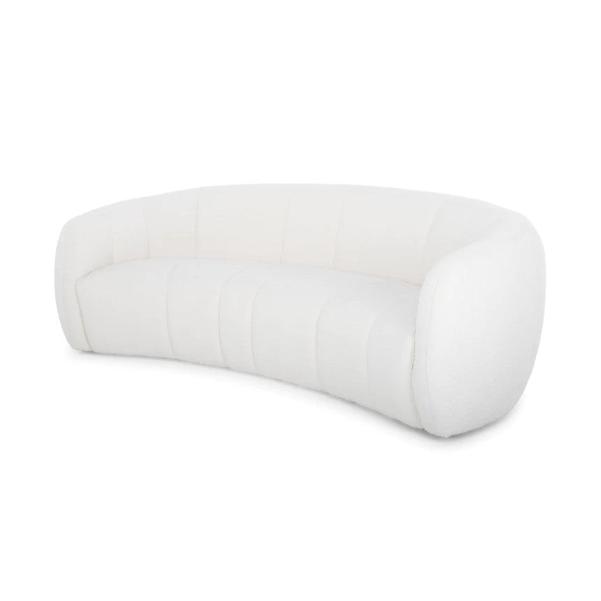 Ethereal Glamour Bean Shaped Modular Sofa-White