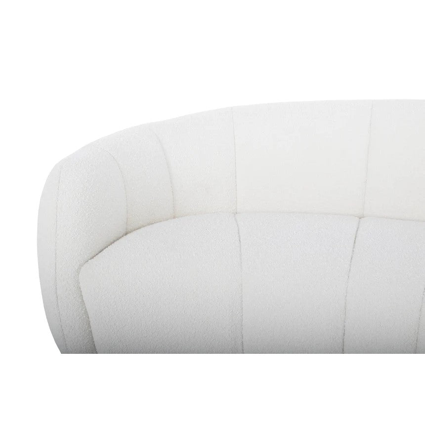 Ethereal Glamour Bean Shaped Modular Sofa-White
