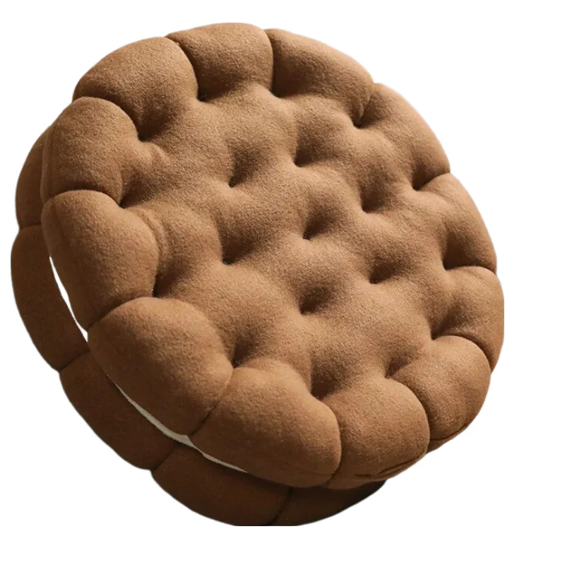Exceptional Round Shape Soft Cushion Pillow 55cms - Dark Brown