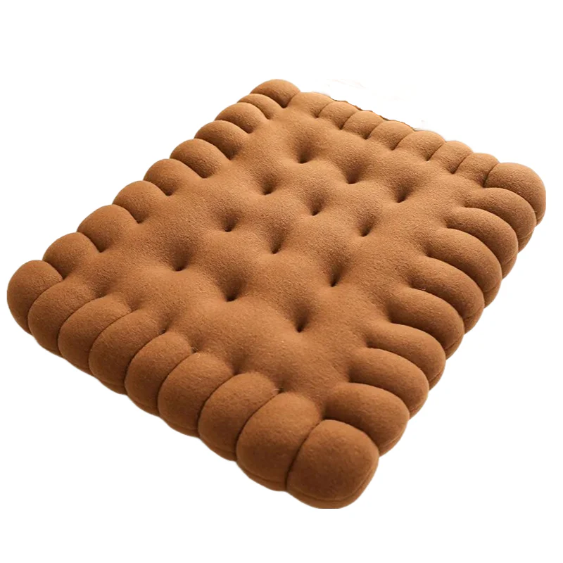 Exclusive Square Shape Stuffed Soft Pillow 45 x 40cms - Dark Brown