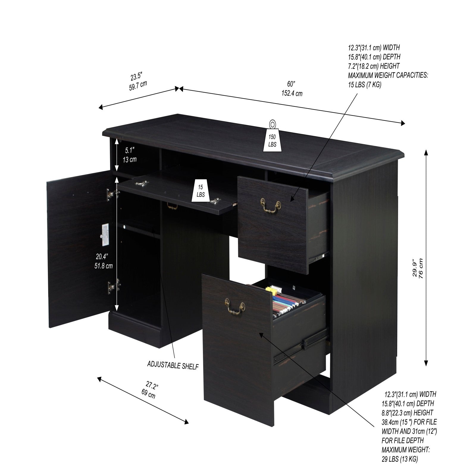 Executive Desk for Workspaces (Available in 2 Colors)