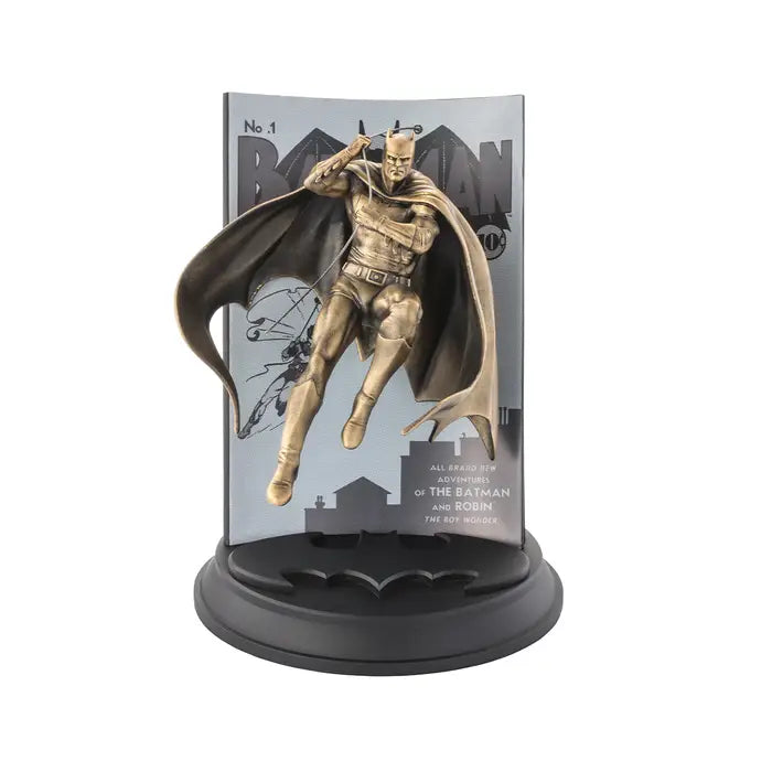 Exquisite Limited Edition Gilt Pewter Batman Figurine - Gold