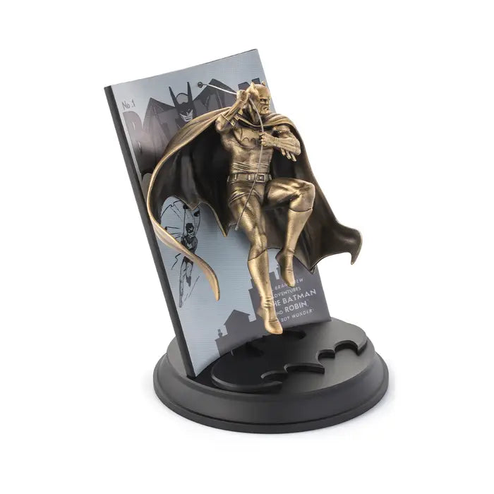 Exquisite Limited Edition Gilt Pewter Batman Figurine - Gold