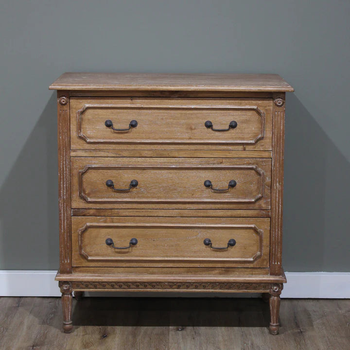 Exquisite Marseille Chest of Drawers - Weathered Oak