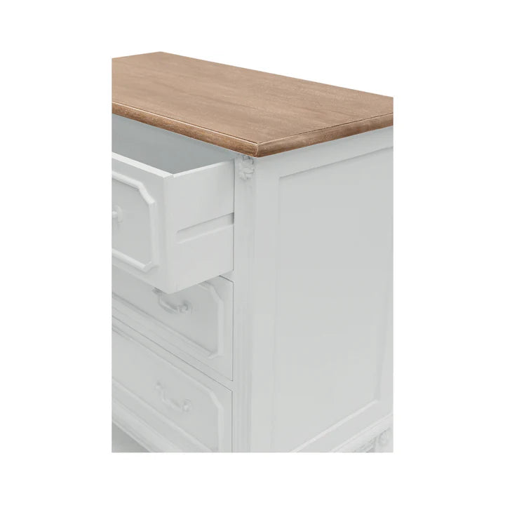 Exquisite Marseille Chest of Drawers - White