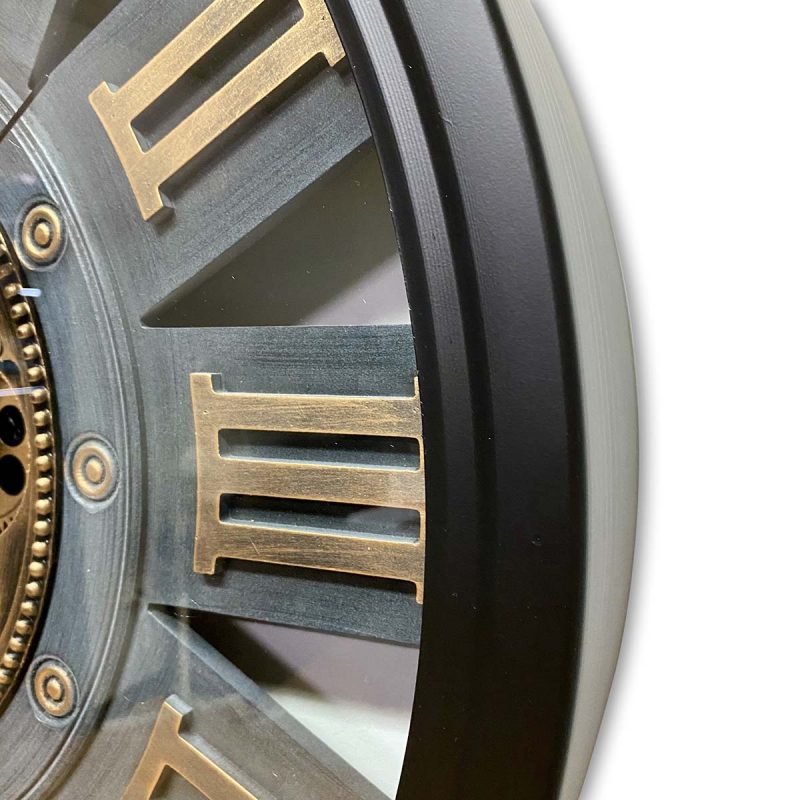 Exquisite Metal Gear Wall Clock 72cms