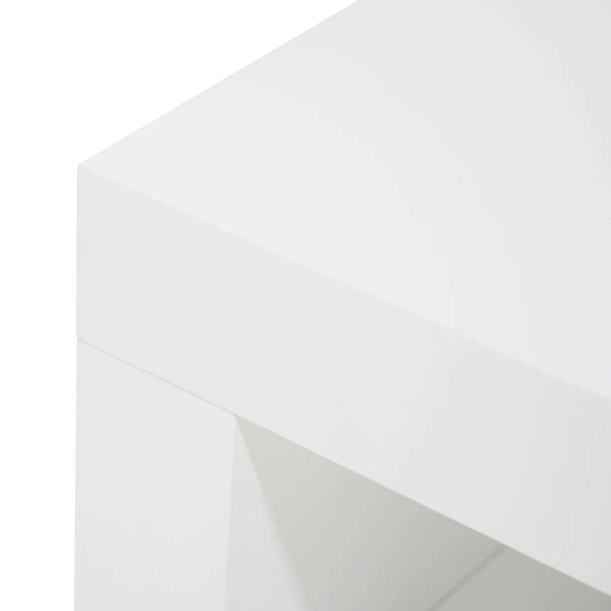 Extendable TV Entertainment Unit - White Oak