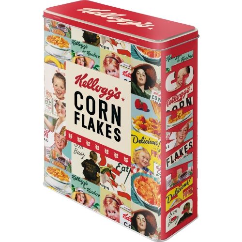 Extra Large Corn Flakes Tin Storage Box